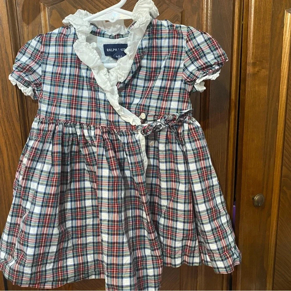 Ralph Lauren Plaid Wrap Dress